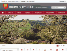 Tablet Screenshot of brumov-bylnice.cz